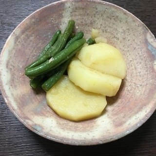 じゃがいもといんげんの煮物